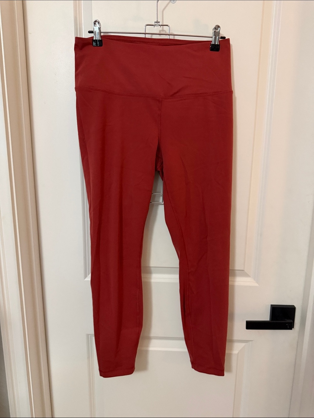 High-Waist Women's Burnt Orange Active Leggings